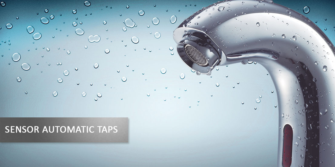 Wide range of automatic sensor activated taps