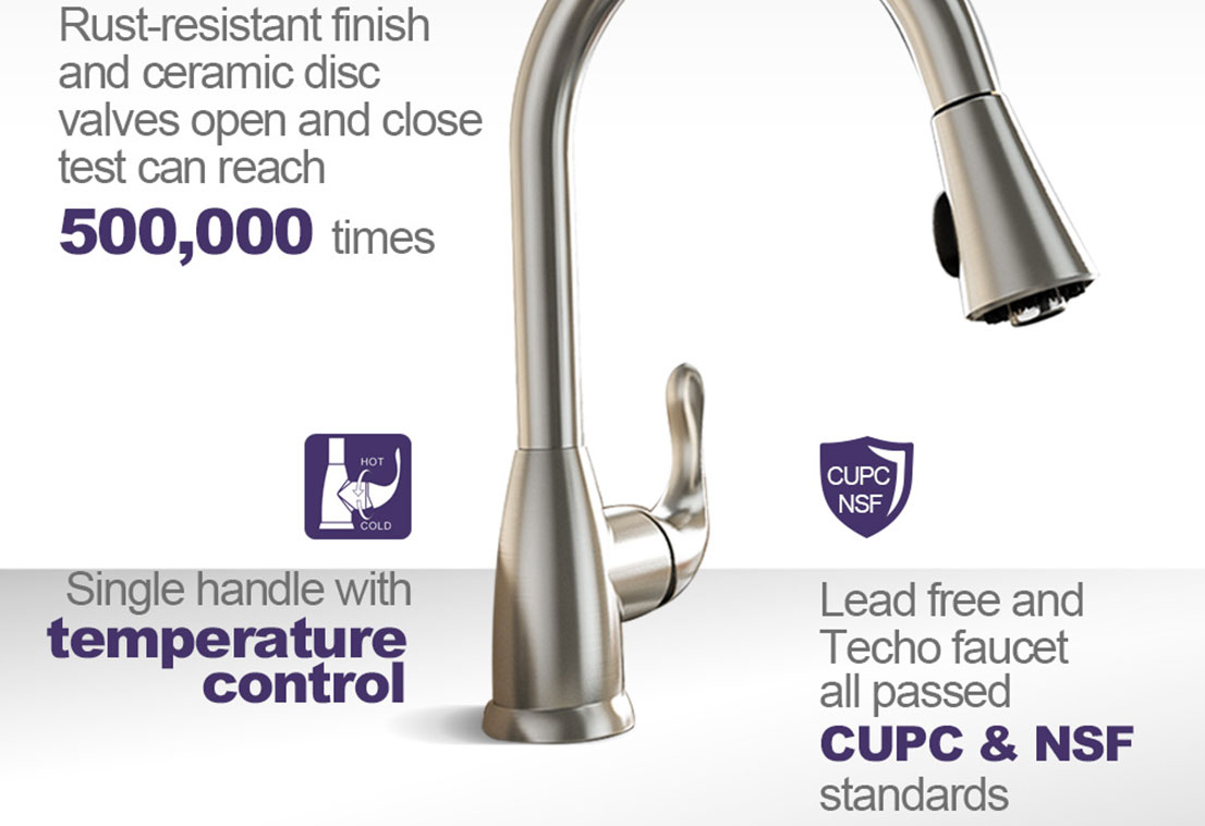 Kitchen sensor tap flow types