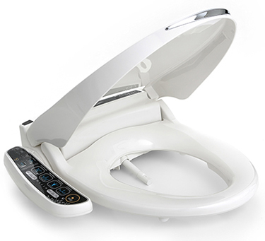 automatic toilet bidet with side control panel